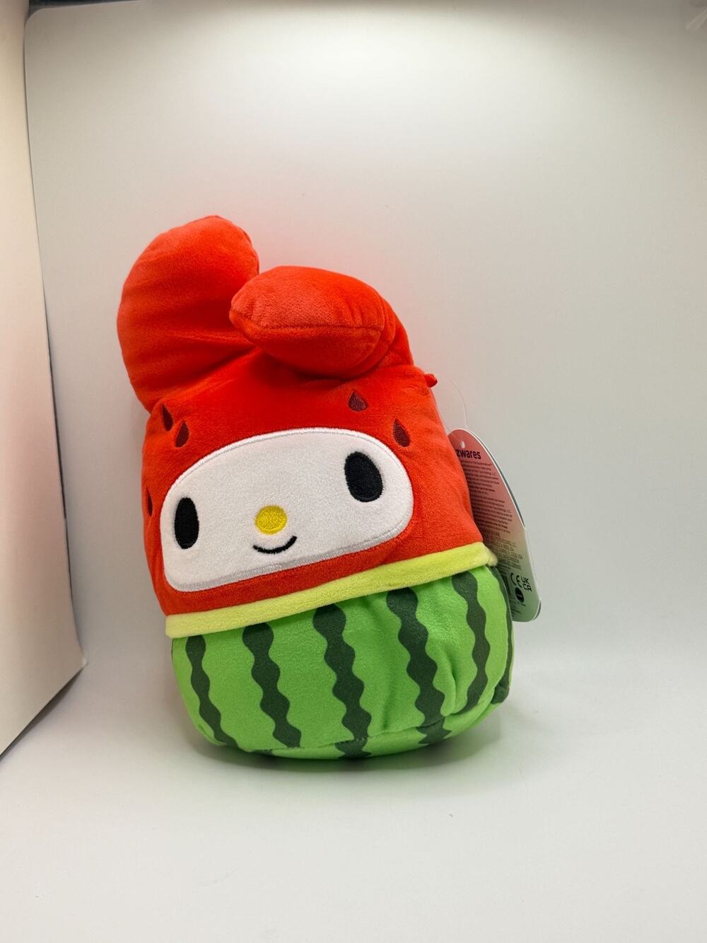 Squishmallow- NWT! 5in Hello Kitty & Friends My Melody Watermelon Plush